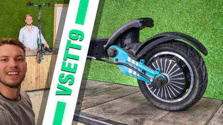 Replace the REAR WHEEL of a VSETT9 Scooter - Tyre and Inner Tube