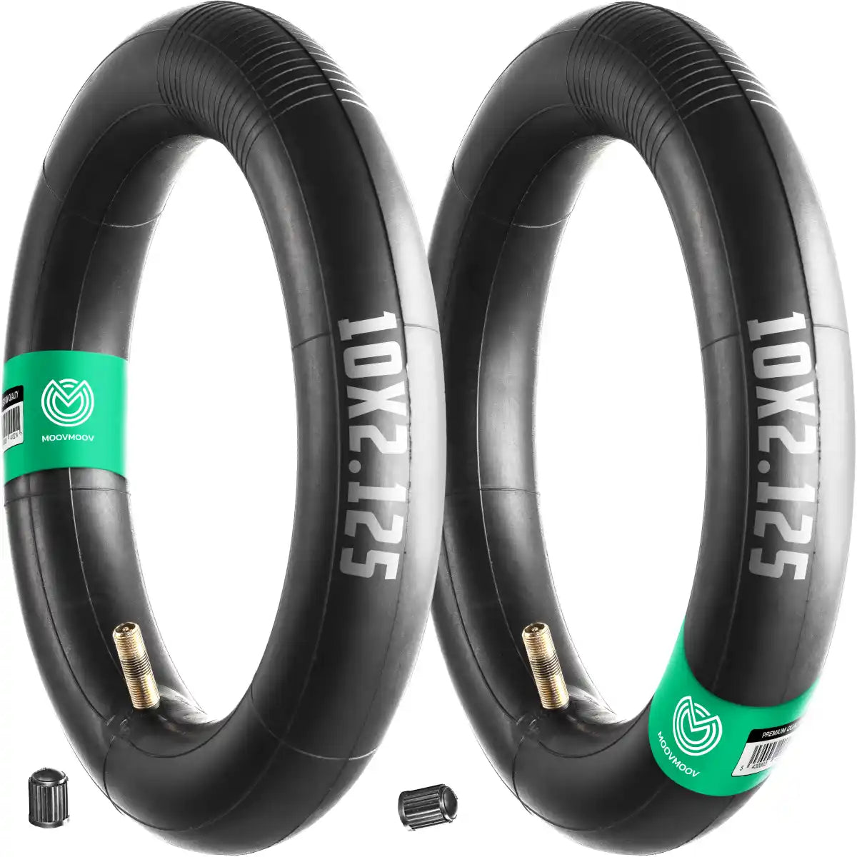 10x2.125 inner Tube with straight Valve