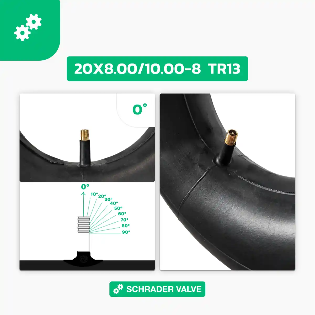 20-inch inner tube for lawn tractor