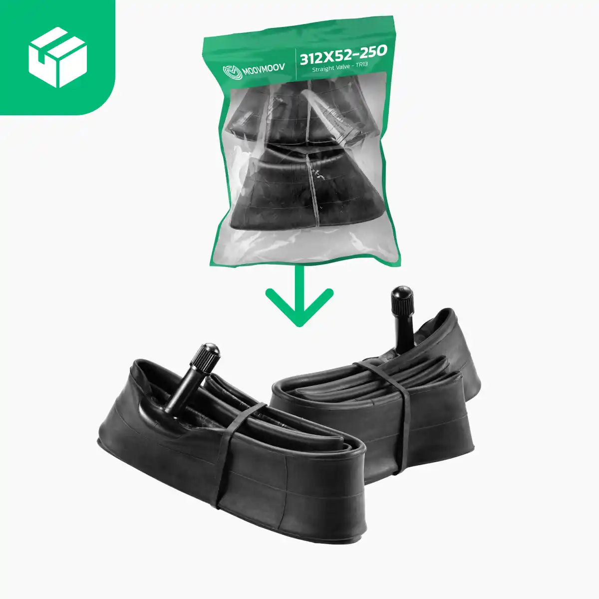 Inner tube 312 x 52 250 high trek bebe confort