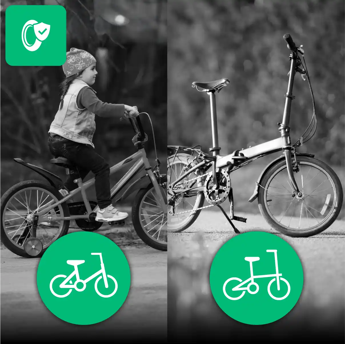 Inner tube bicycle tyre child 20x2.25 > 2.40 Schrader valve