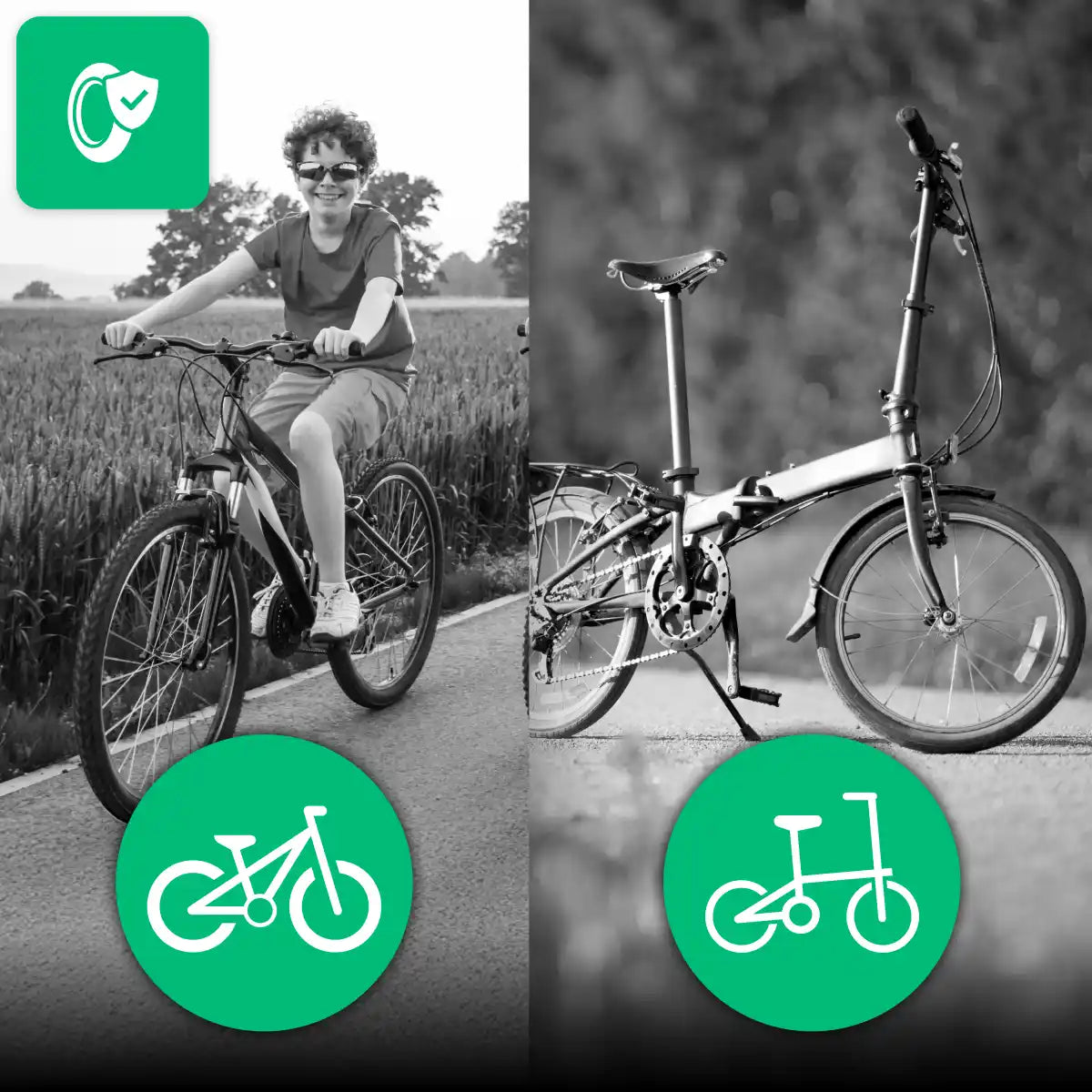 Inner tube tyre children's bike 24x1.50 > 1.85 Schrader valve