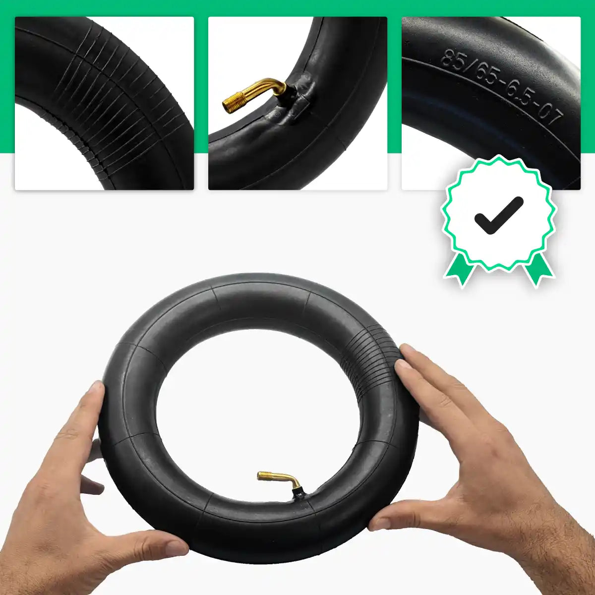 Inner tube for electric scooter 85 65 6 5 bent valve