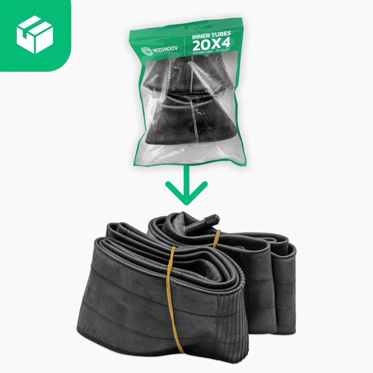 20-inch fat bike inner tube