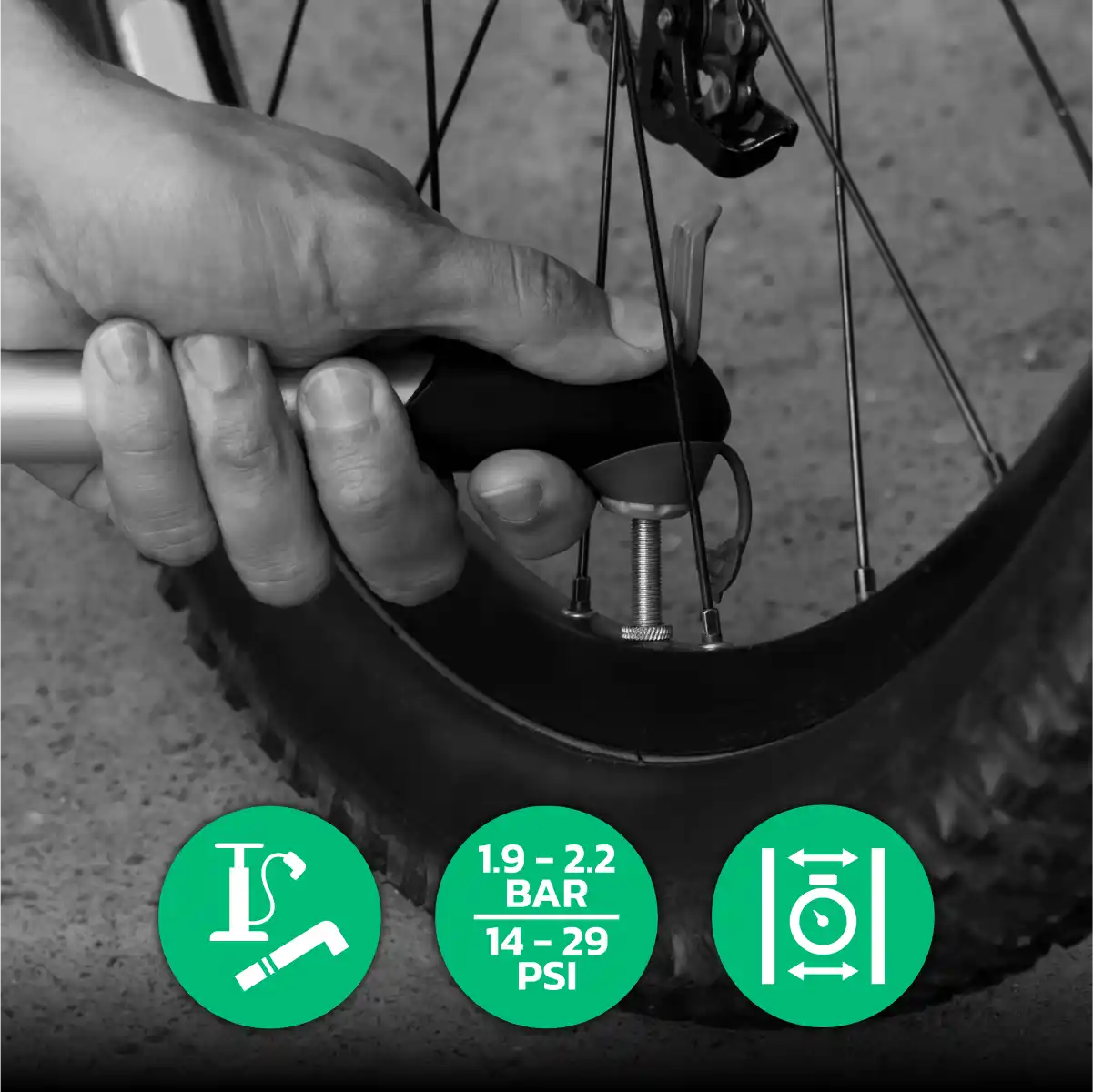 Bike inner tube teen 26x1.75 > 2.125 presta valve 40mm