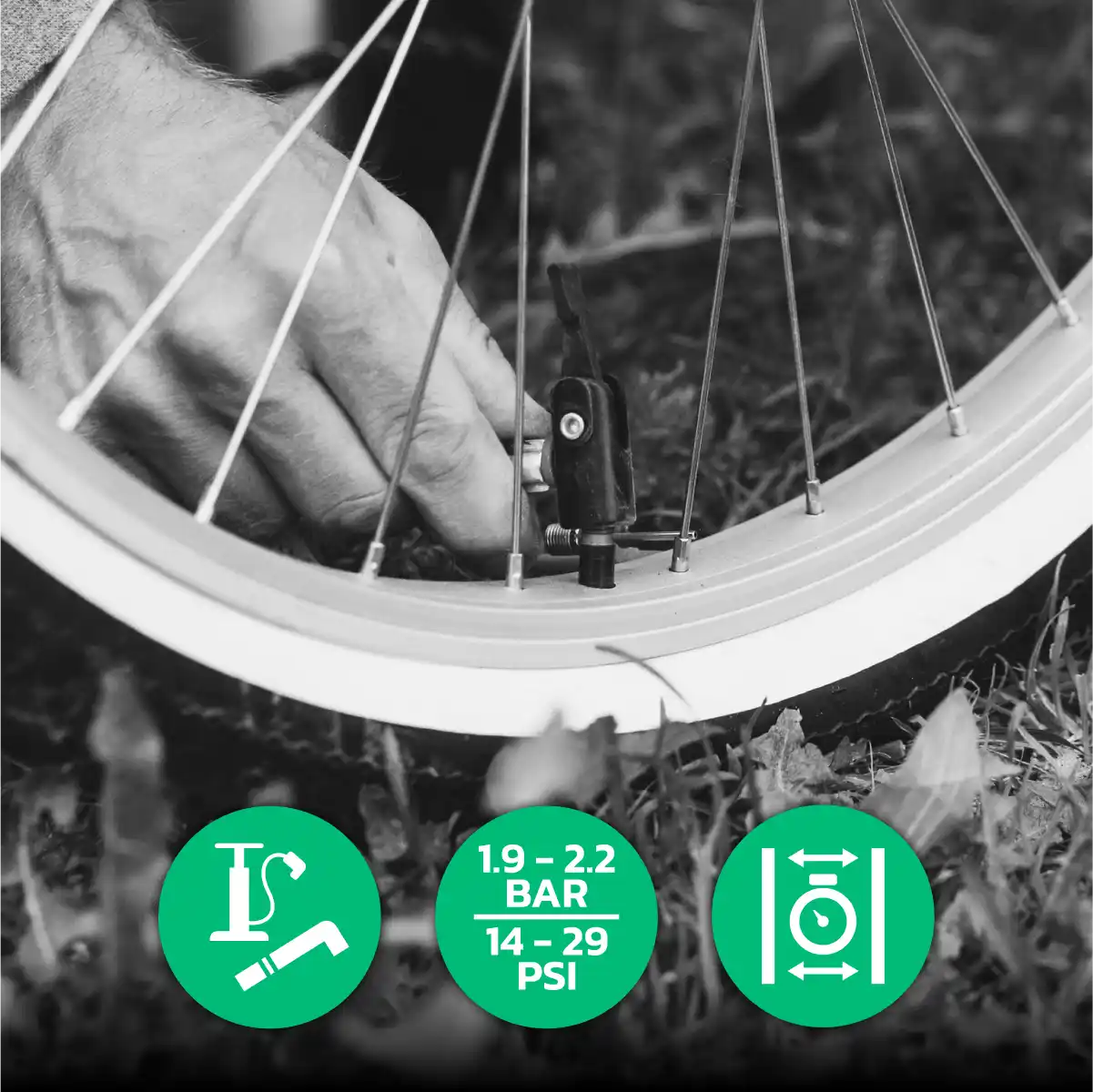 Bike inner tube teen 26x2.30 auto valve