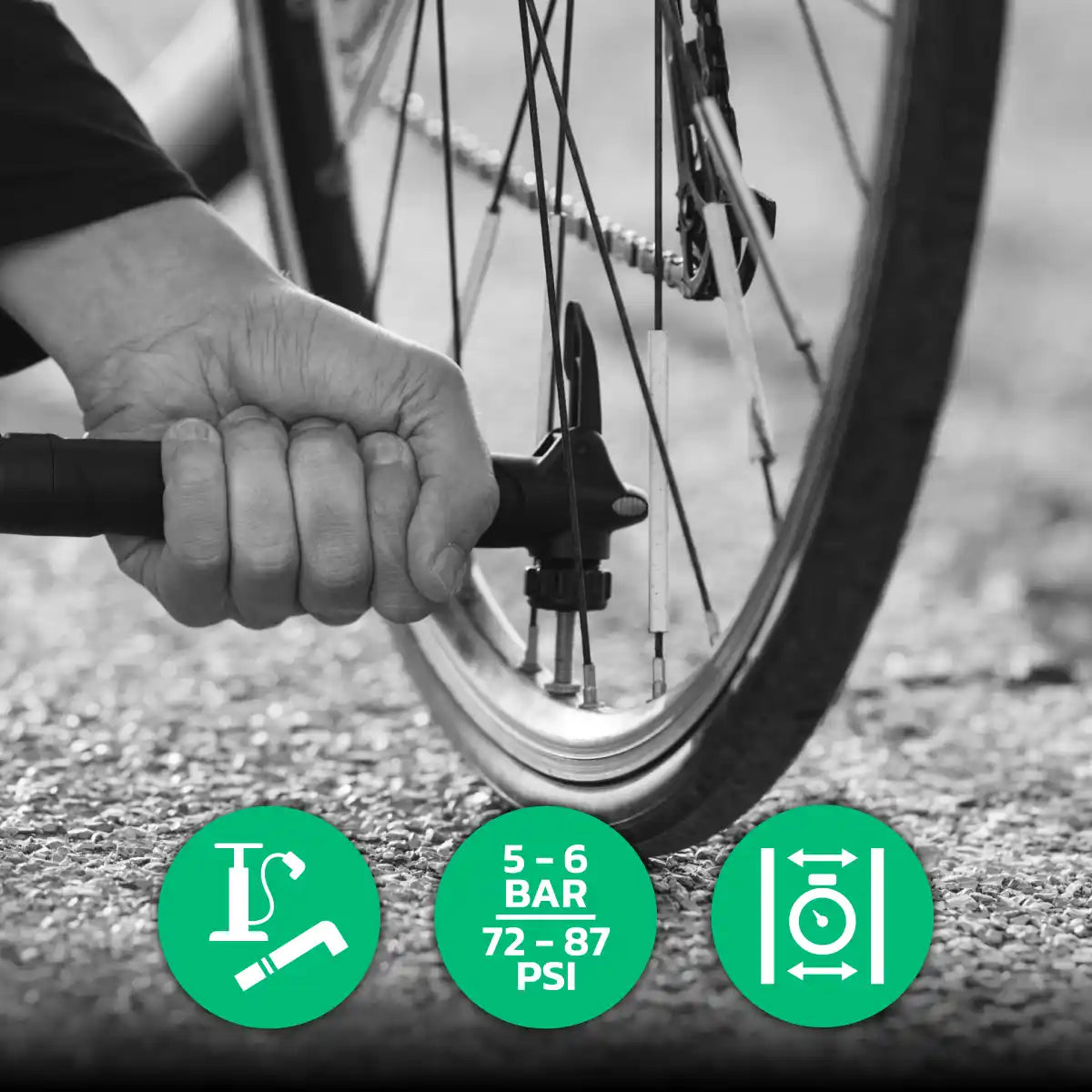 Inner tube city bike 27.5x2.00 > 2.40 Schrader valve 40mm