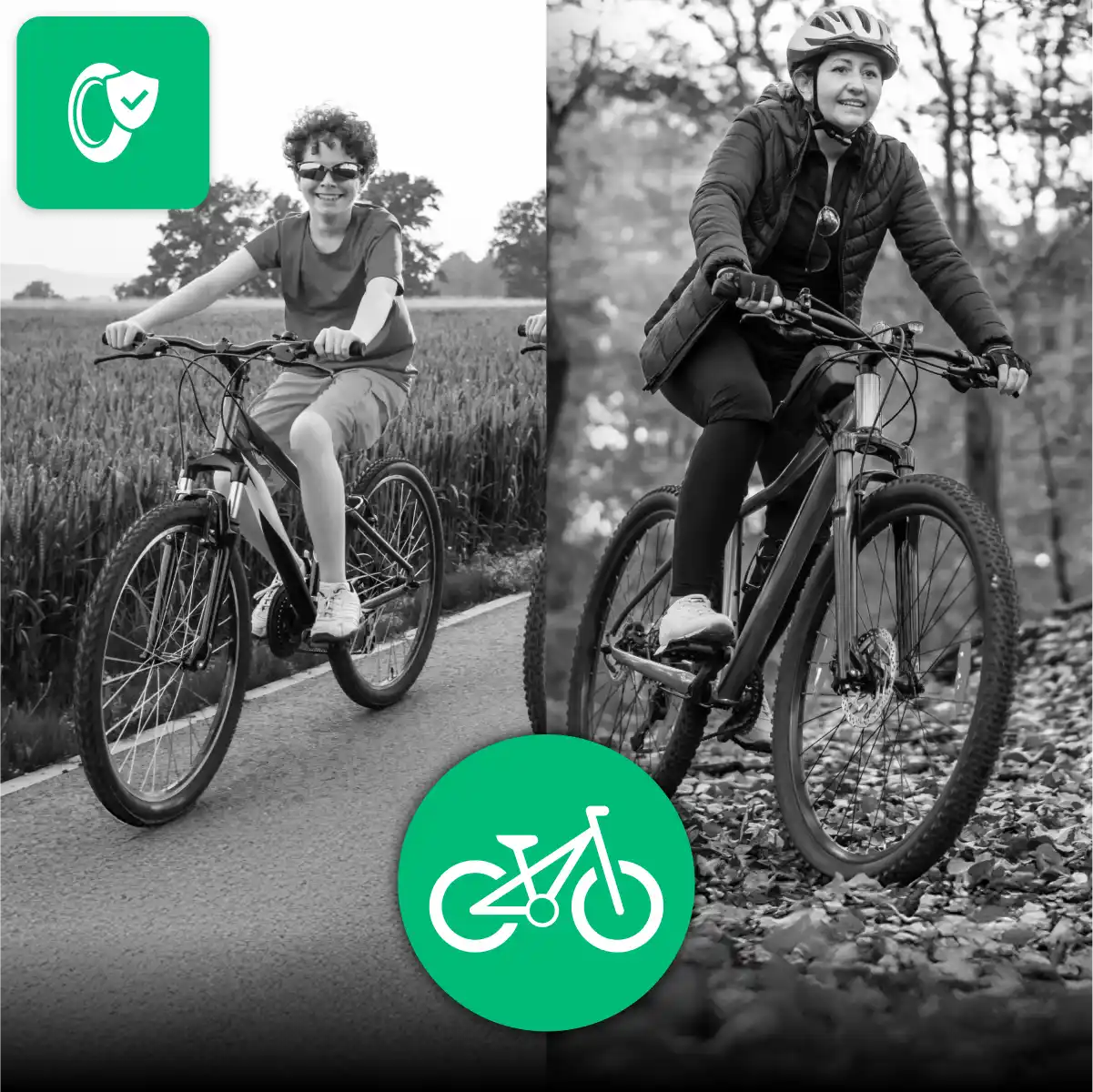 Bicycle inner tube MTB 26x1.75 > 2.125 Presta valve 40mm