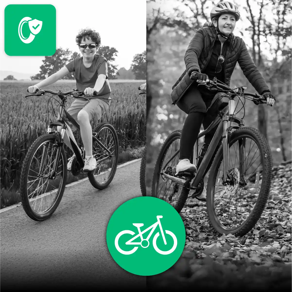 Bike inner tube MTB 26x2.15 > 2.40 Schrader valve 40mm