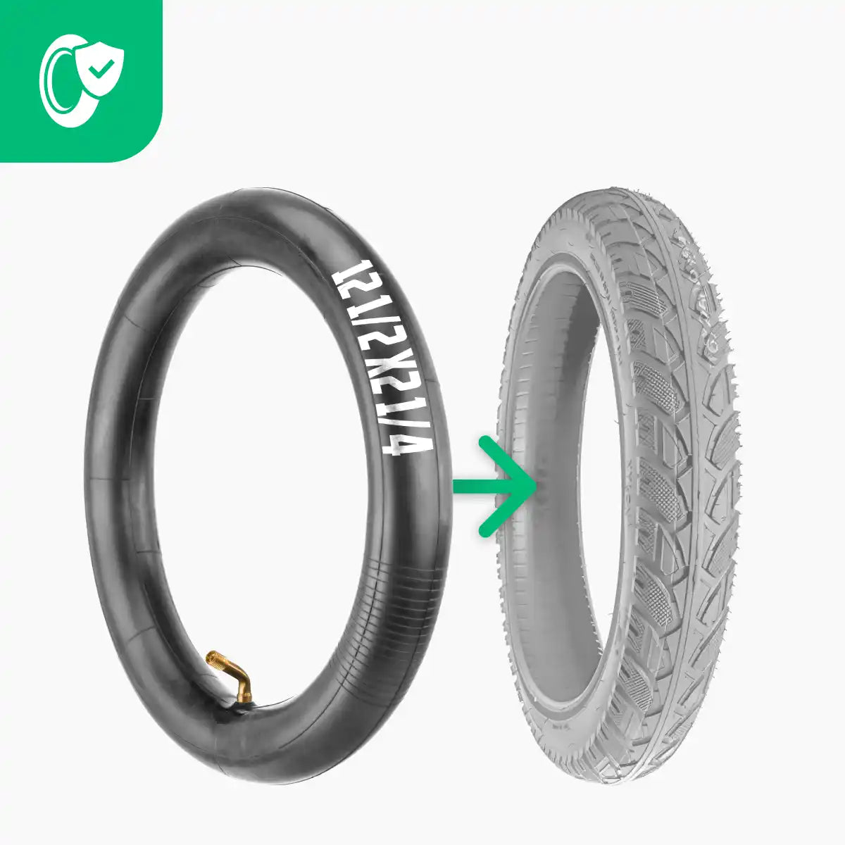 Bike inner tube 12 1/2x2 1/4