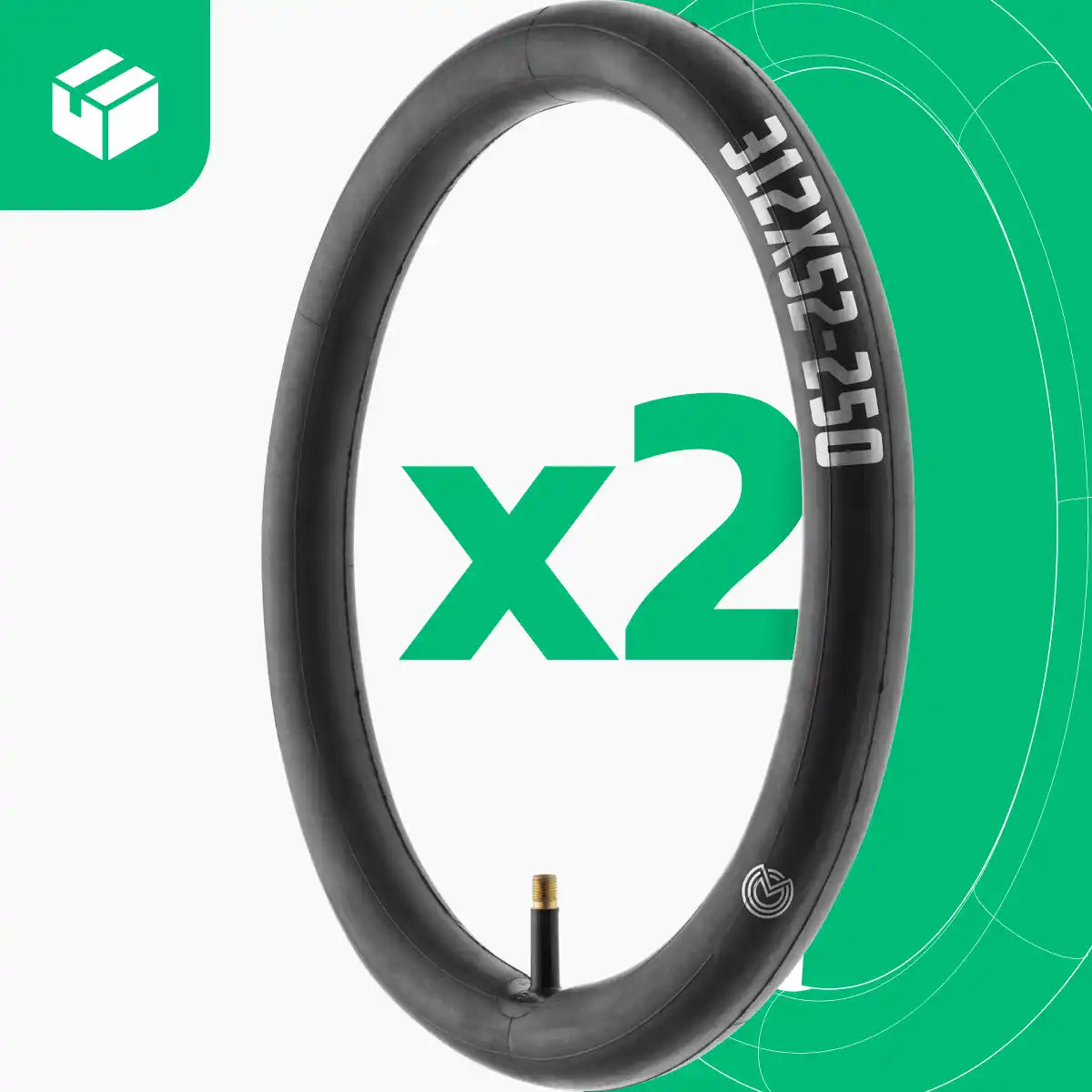 12-inch inner tubes straight valve