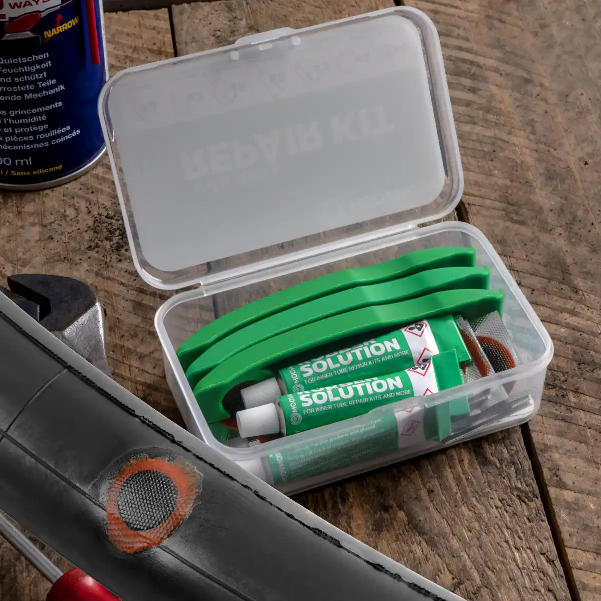 Bike inner tube repair kit