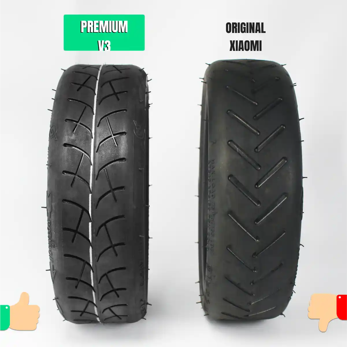 Tyre, inner tube and electric scooter accessory