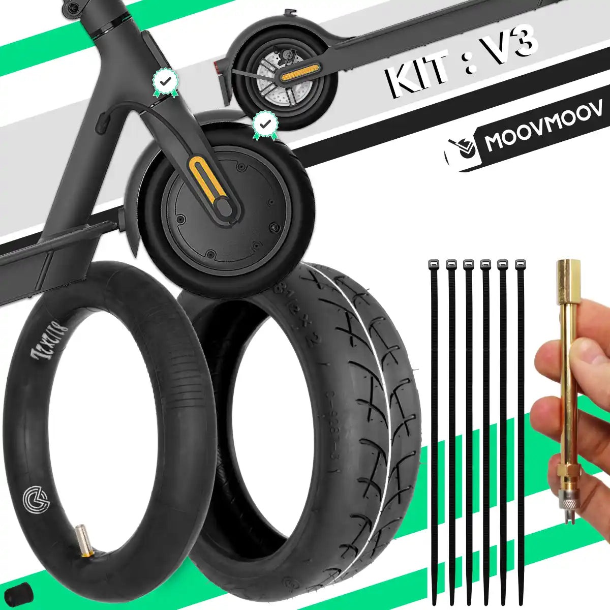 Tyre and inner tube 8.5x2 xiaomi