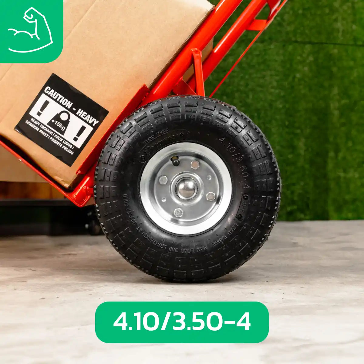 Inflatable tyre 4.10/3.50-4