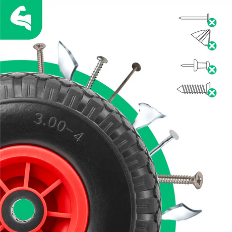 Solid tyre 3.00-4 compressor bore 20mm