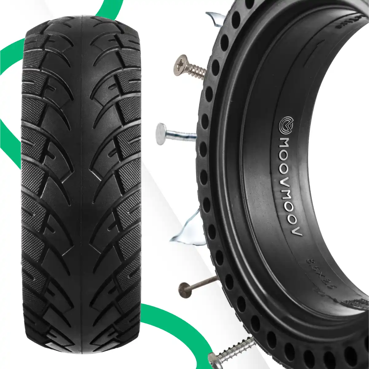 Solid tyre 8.5x2 ultra durable
