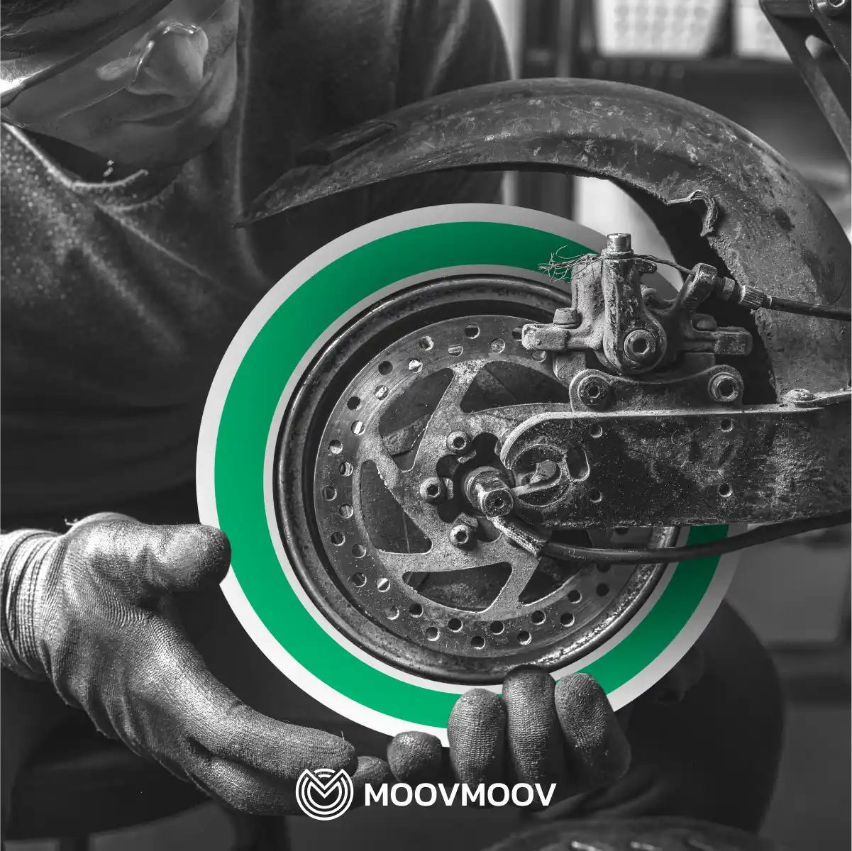 Solid tyre scooter 8 5x2