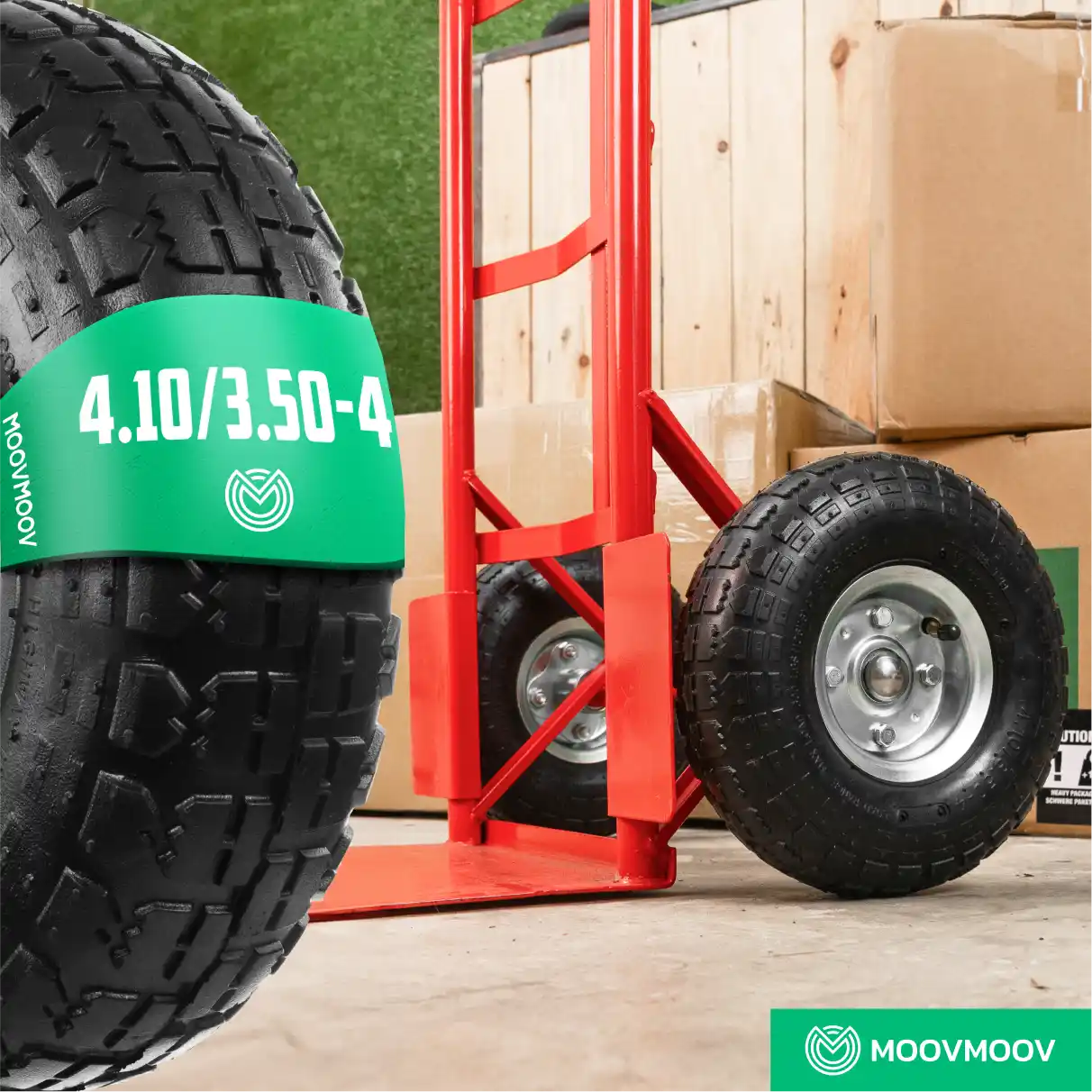 Complete wheel for trolley borehole 16mm