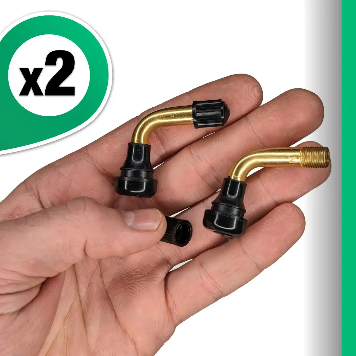 Angled tubeless tyre valve