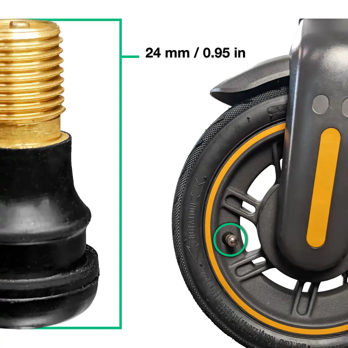 Electric scooter valve