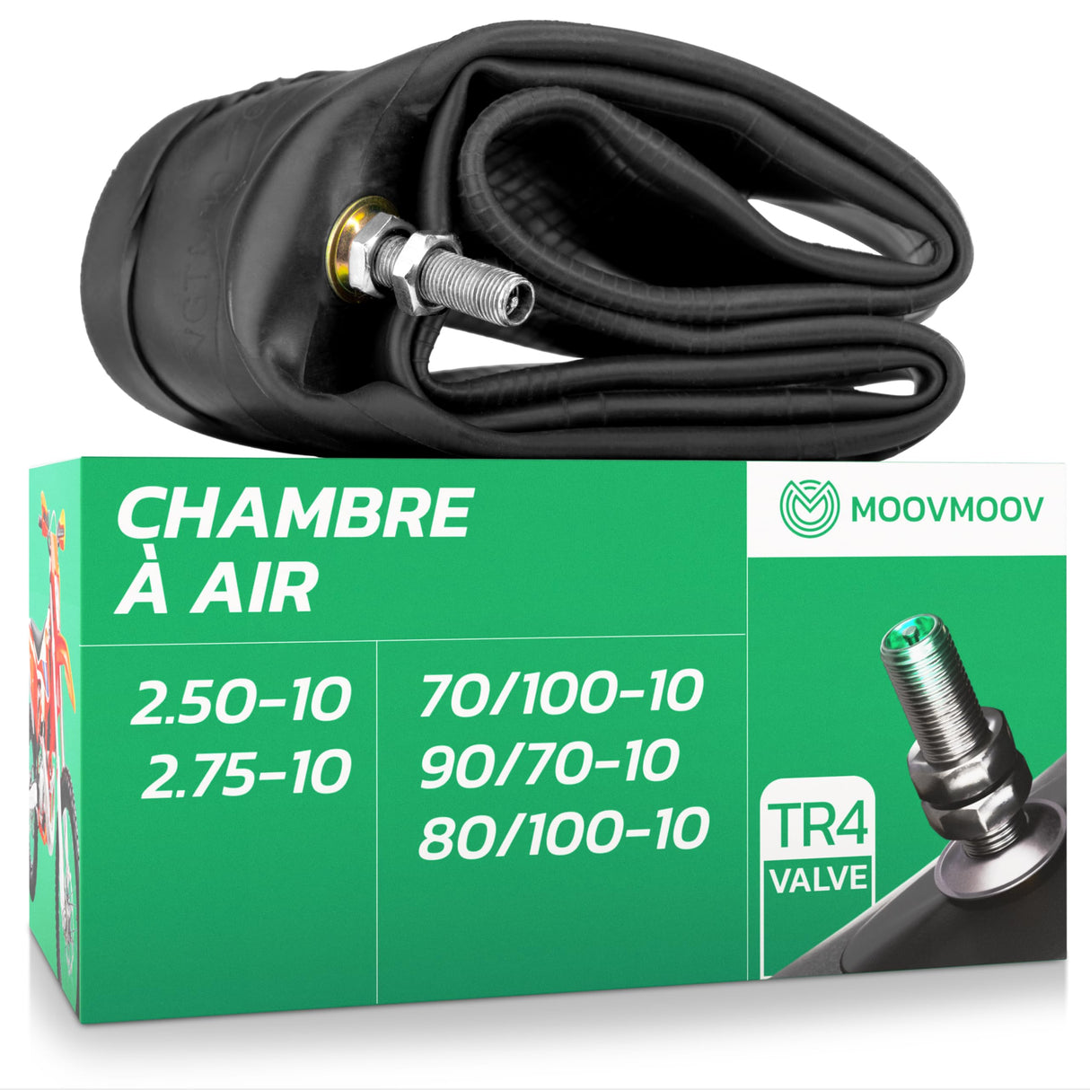 MoovMoov Chambre à Air 10" Valve TR4