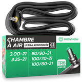 Chambre à air 3.00/3.25-21 renforcée 3mm valve droite (TR6)