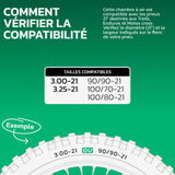 Chambre à air 3.00/3.25-21 valve droite (TR4)