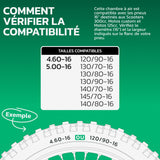 Chambre à air 4.50/5.00-16 valve droite (TR4)