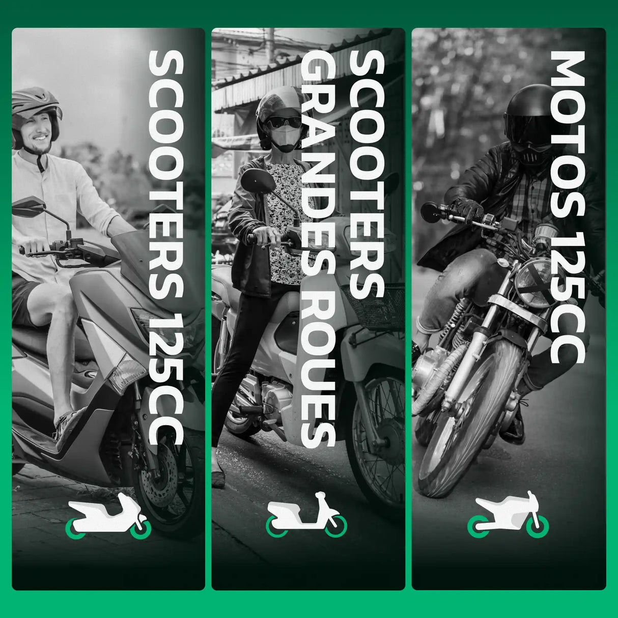 Chambre à air moto 16 pouces MoovMoov compatible scooters et motos 125cc