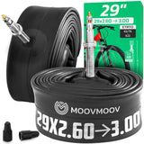 Chambre à air 29 pouces MoovMoov pour pneus de 29x2.60 à 29x3.00, valve Presta 48 mm