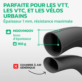 Chambre à air 26 pouces en caoutchouc butyle renforcé MoovMoov