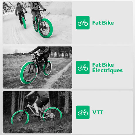 Chambre à air 27,5 pouces MoovMoov compatible fat bike et VTT électrique