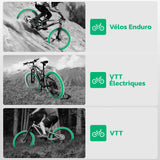 Chambre à air 27,5 pouces MoovMoov compatible VTT, enduro et vélo électrique