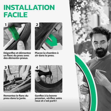 Guide d'installation de la chambre à air 29 pouces MoovMoov