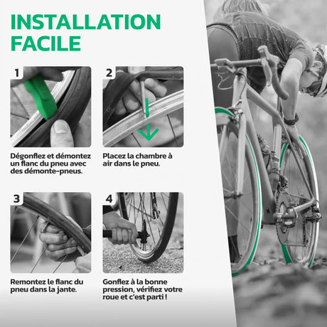 Guide d'installation de la chambre à air 700C MoovMoov