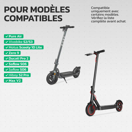 Pneu plein 10 x 2.125 – modèles de trottinettes compatibles MoovMoov