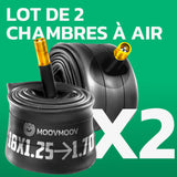 Lot de 2 chambres à air 18 pouces MoovMoov