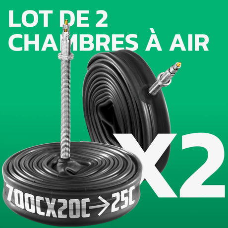 Lot de 2 chambres à air 700C MoovMoov