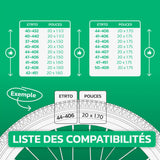 Tableau de compatibilité des tailles de pneus et ETRTO – chambre à air 20 pouces MoovMoov