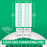 Tableau de compatibilité des tailles de pneus et ETRTO – chambre à air 26 pouces MoovMoov
