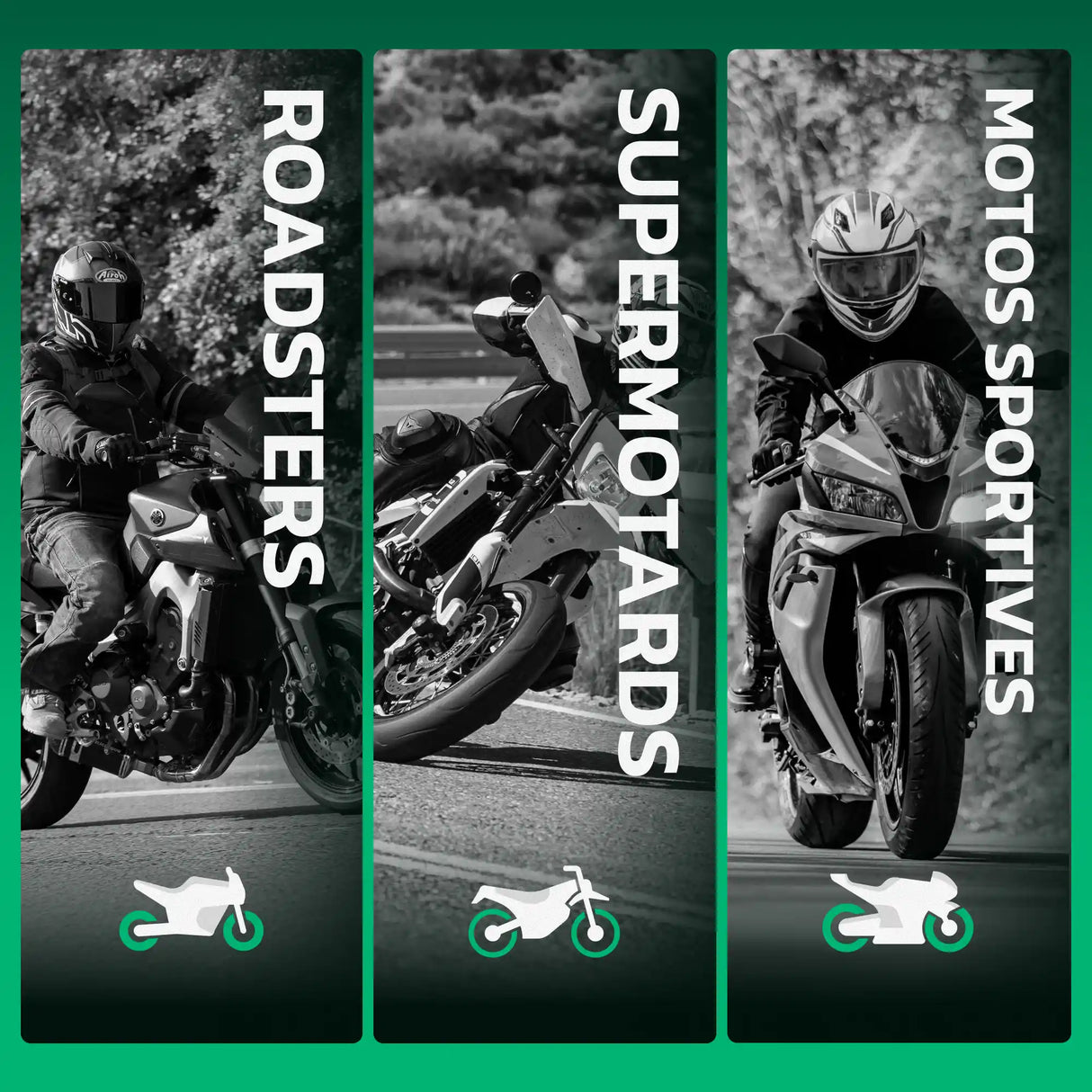 Chambre à air moto 17 pouces MoovMoov compatible roadster, supermotard et sportive