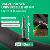 Valve Presta 40 mm de la chambre à air 26 pouces MoovMoov