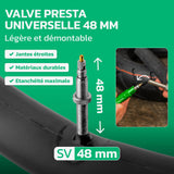 Valve Presta 48 mm de la chambre à air 14 pouces MoovMoov