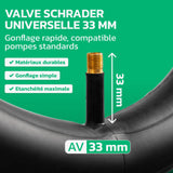 Valve Schrader de Chambre à air 18x1.75/1.95 MoovMoov